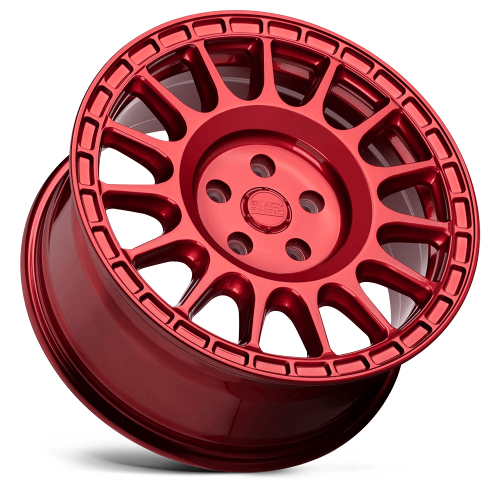 15x7 Black Rhino Sandstorm Candy Red Wheel 5x100 (15mm)