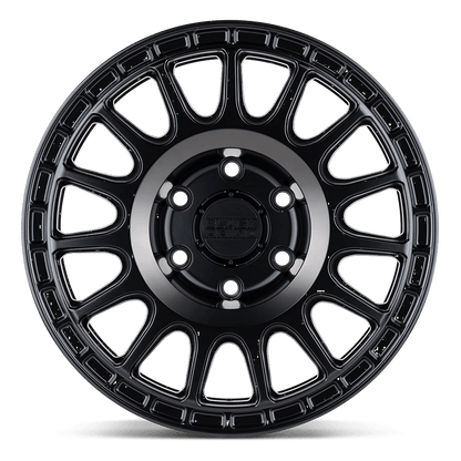15x7 Black Rhino Sandstorm Semi Gloss Black W/ Mach Dark Tint Wheel 5x4.5 (15mm)