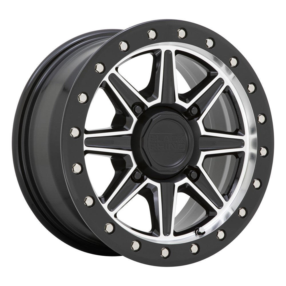 15x7 Black Rhino Webb UTV Gloss Black W/Machined Face Wheel 4x137 (36mm)