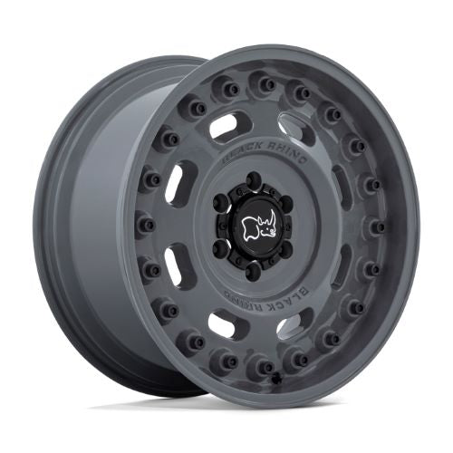 17x9.5 Black Rhino Axle Battleship Gray Wheel 8x170 (-18mm)