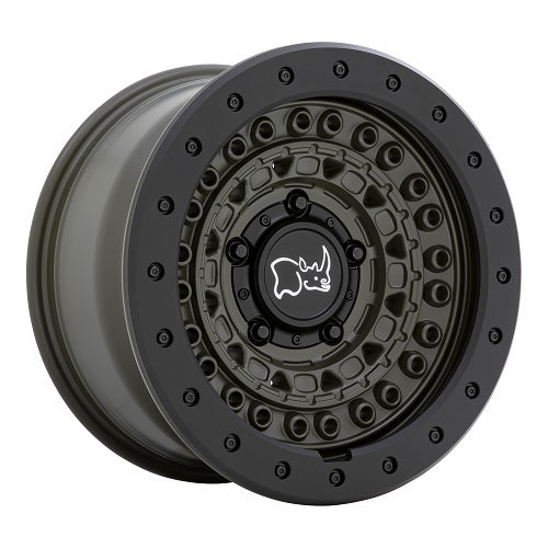 17x8.5 Black Rhino BARRICADE Olive Dabe Green Wheel 6x135 (10mm)