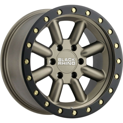 17x8.5 Black Rhino HACHI BRONZE Wheel 5x5 (-10mm)