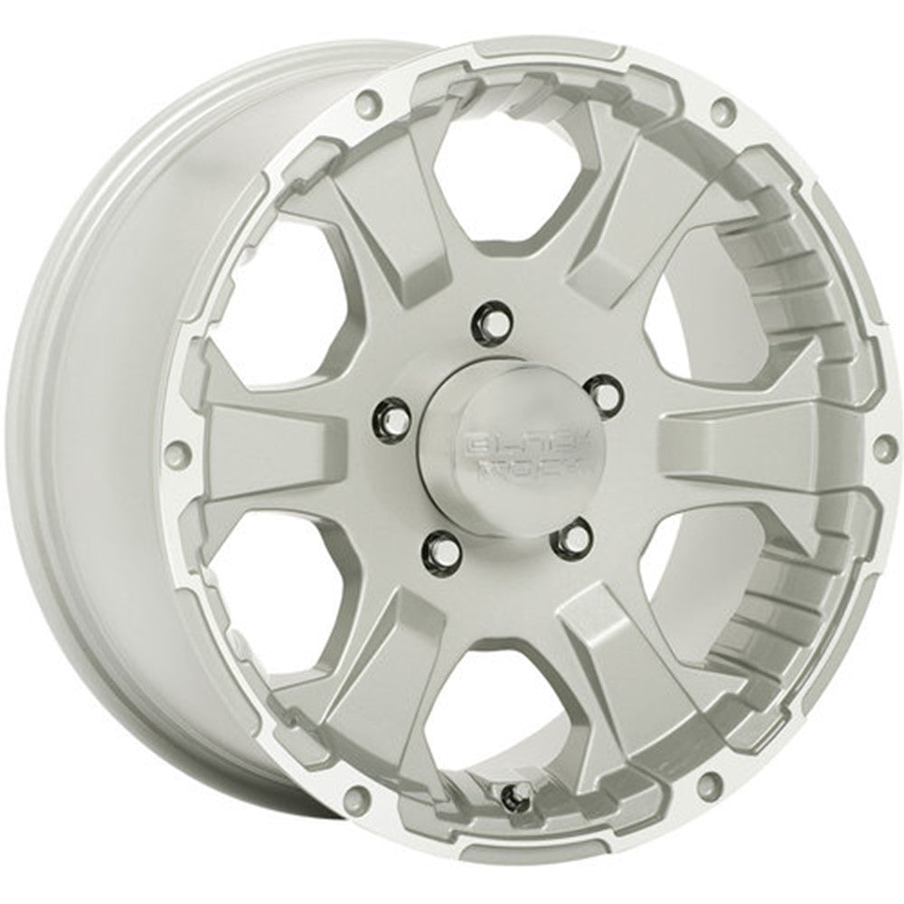 16x6 Black Rock 910S Intruder Silver W/Machined Accents Wheel 8x6.5 (0mm)