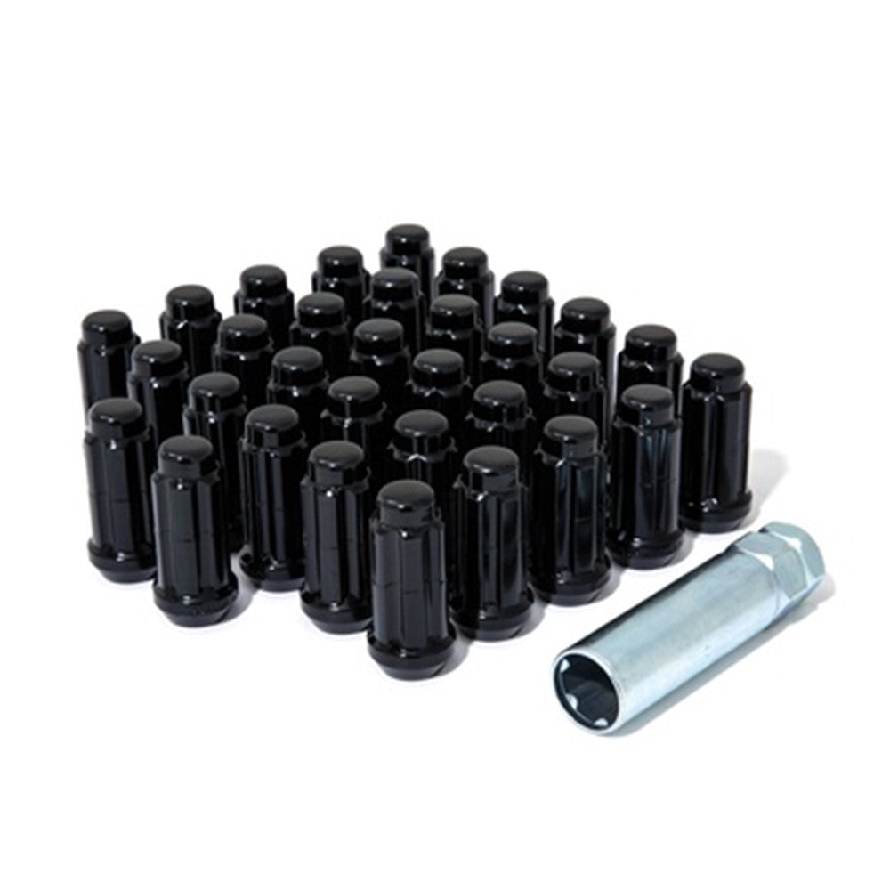 14x1.5 Gorilla Automotive Black 32 Lug Kit With Key