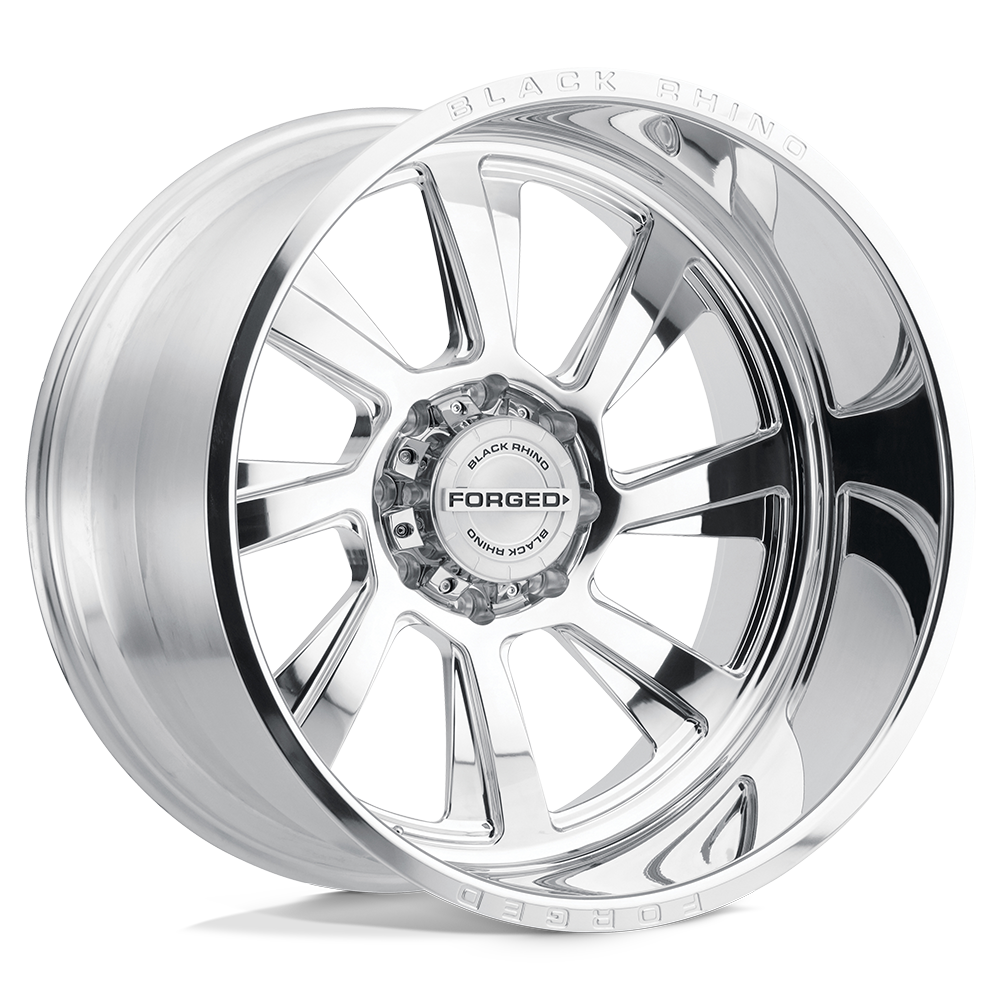 24x14 Black Rhino BLASTER POLISHED - DIRECTIONAL Wheel 8X6.5 (-76mm)