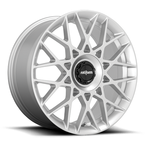 19x8.5 Rotiform R167 BLQ-C Silver Wheel 5x112/5x120 (35mm)