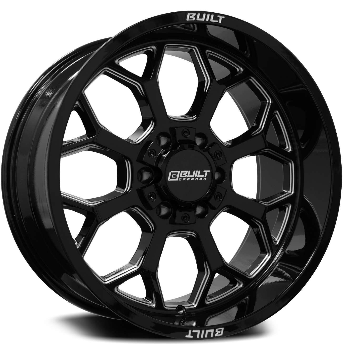 20x9 Axe BTO-1 Gloss Black Milled Wheels 6x135/6x5.5 (0mm) Set of 4