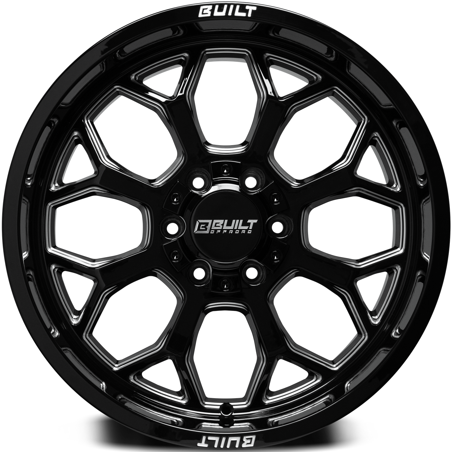20x9 Axe BTO-1 Gloss Black Milled Wheels 6x135/6x5.5 (0mm) Set of 4