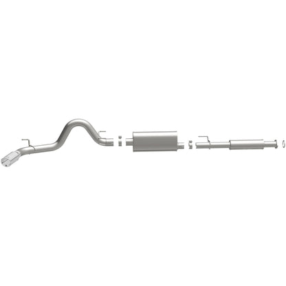 MagnaFlow Cat-Back 2016 Toyota Tacoma TRD 3.5L V6 SS 3in Single Pass Side Exit Rear 4in Tip