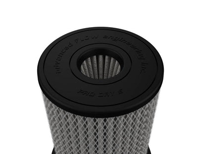 aFe MagnumFLOW Air Filters 3in F x 5-1/2in B x 5-1/4in T (Inverted) x 8in H - Pair