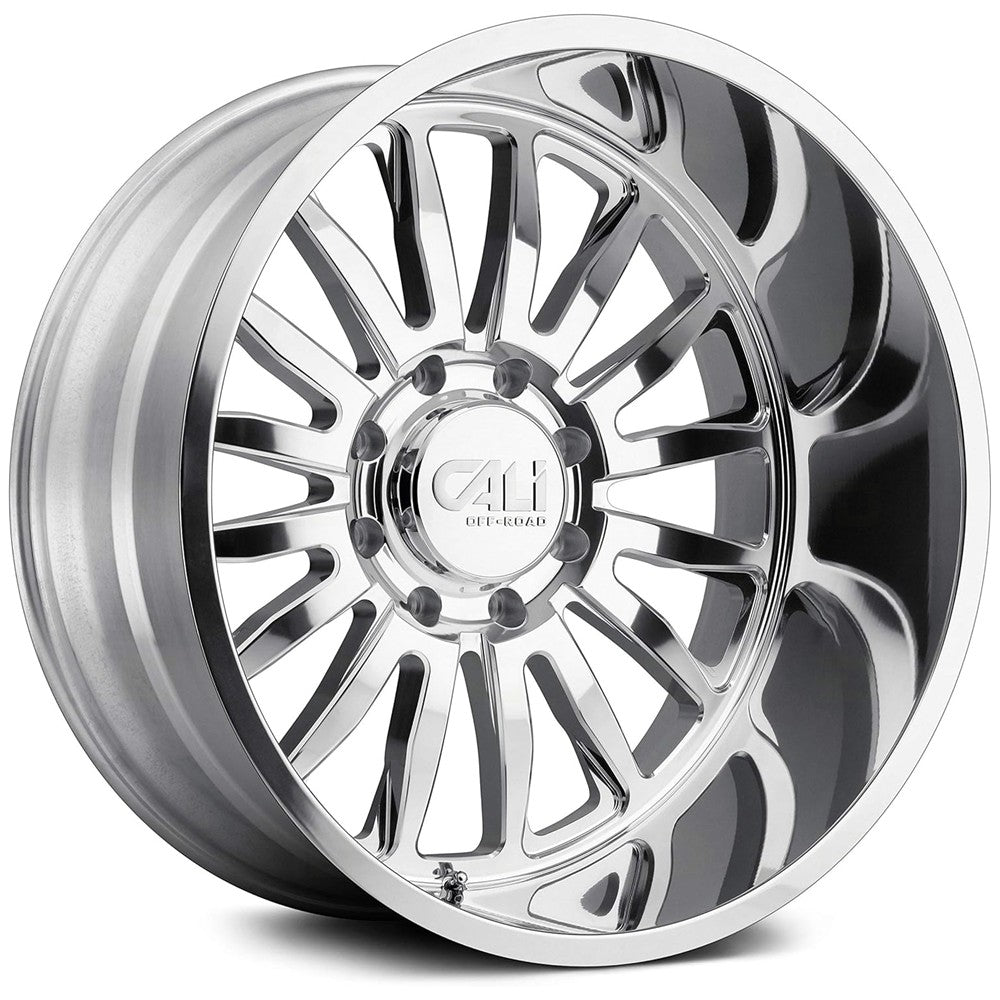 22x10 Cali Off-Road 9110 Summit Polished Wheel 6x135 (0mm)