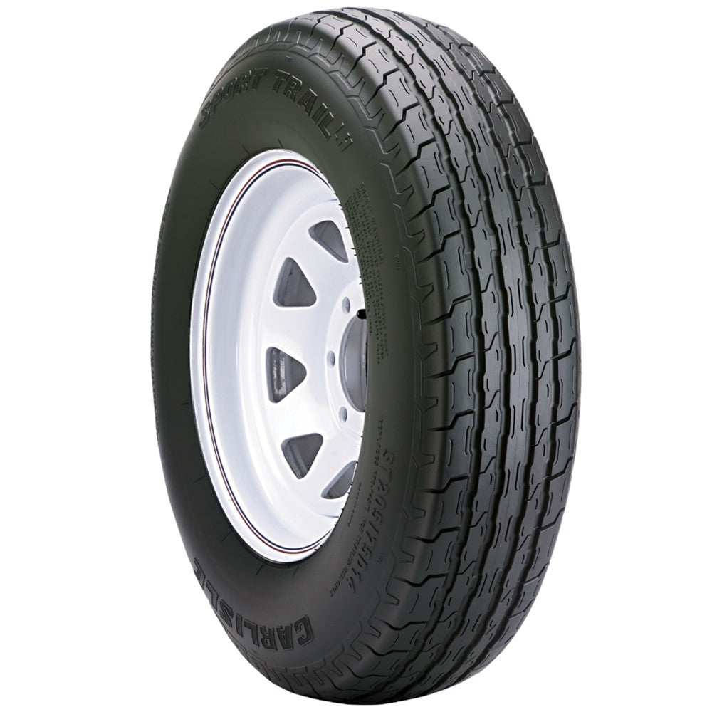 5.30-12/6-4L CARLISE SPORT TRAIL LH WHITE WSTRIPES ASSEMBLY Tire