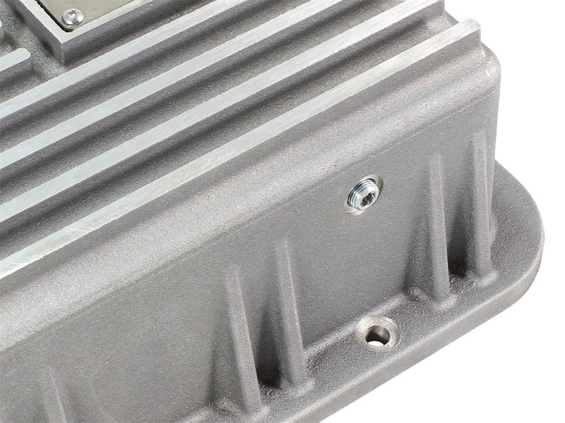 aFe Transmission Pan (Raw); Ford Trucks 93-08 AODE/4R70W