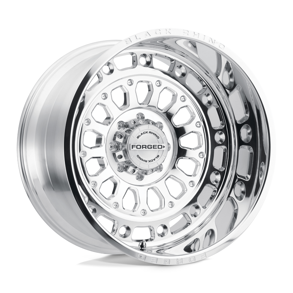 24x14 Black Rhino CENTURION POLISHED Wheel 5x5 (-76mm)