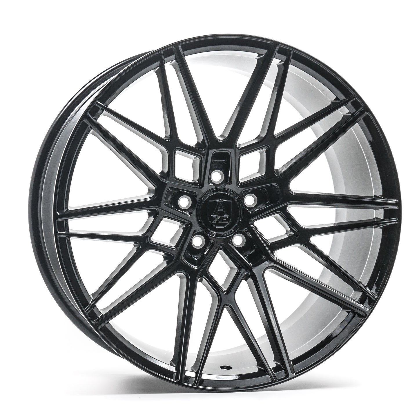 20x9 Axe CF1 Gloss Black Wheels 5x4.5 (38mm) Set of 4