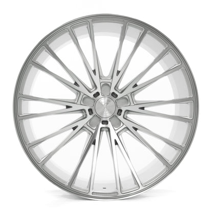 20x8.5 Axe CF2 Silver Wheel 5x110 (40mm)