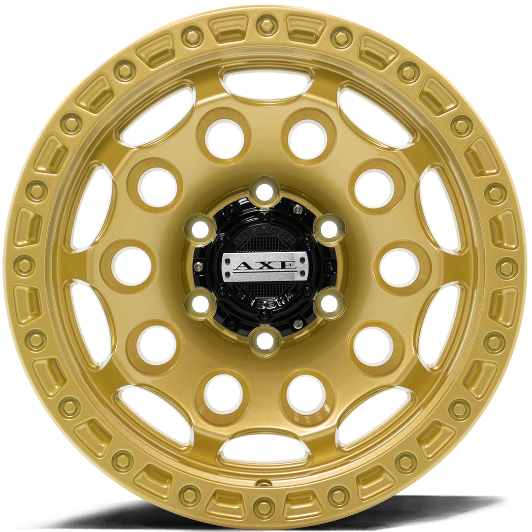 17x9 Axe Chaos Gold Wheel 6x5.5 (0mm)