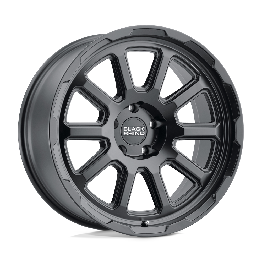 20x9 Black Rhino CHASE MATTE BLACK Wheel 6x5.5 (12mm)