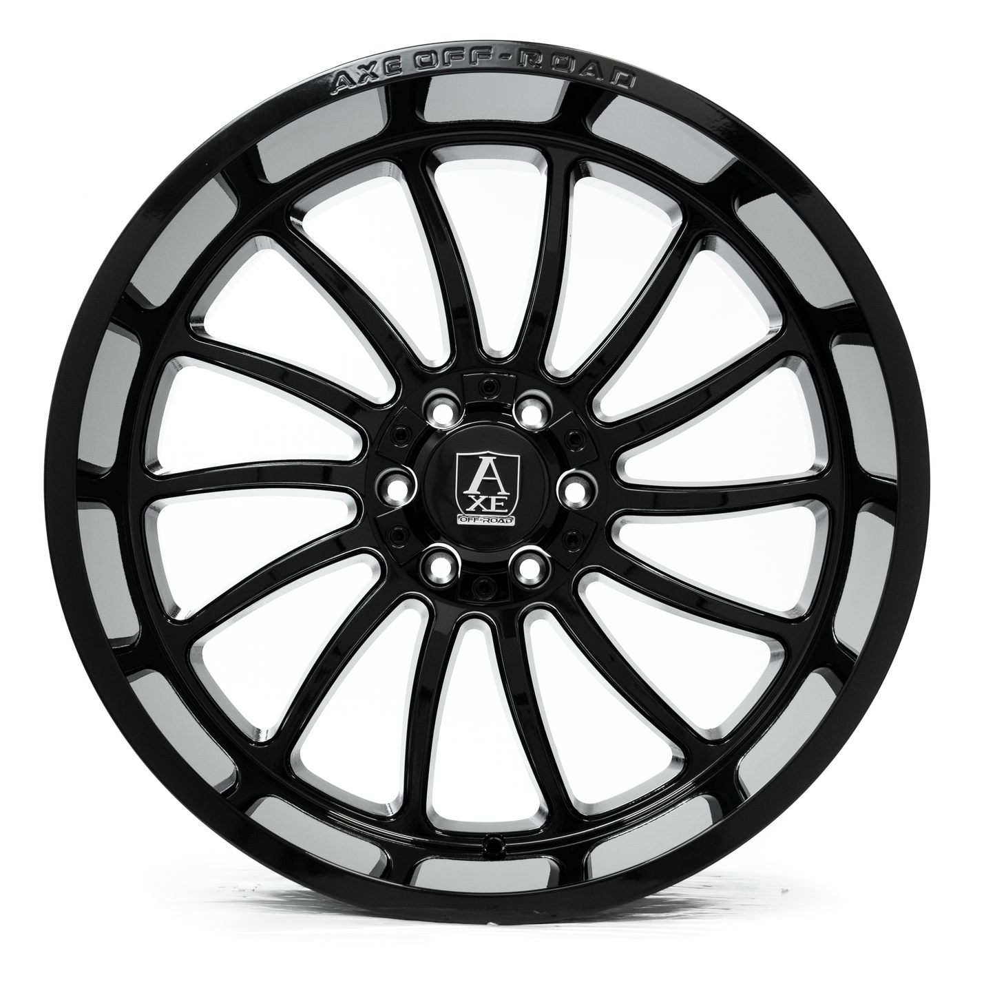 22x12 Axe Chronus Gloss Black Wheel 8x180 (-44mm)