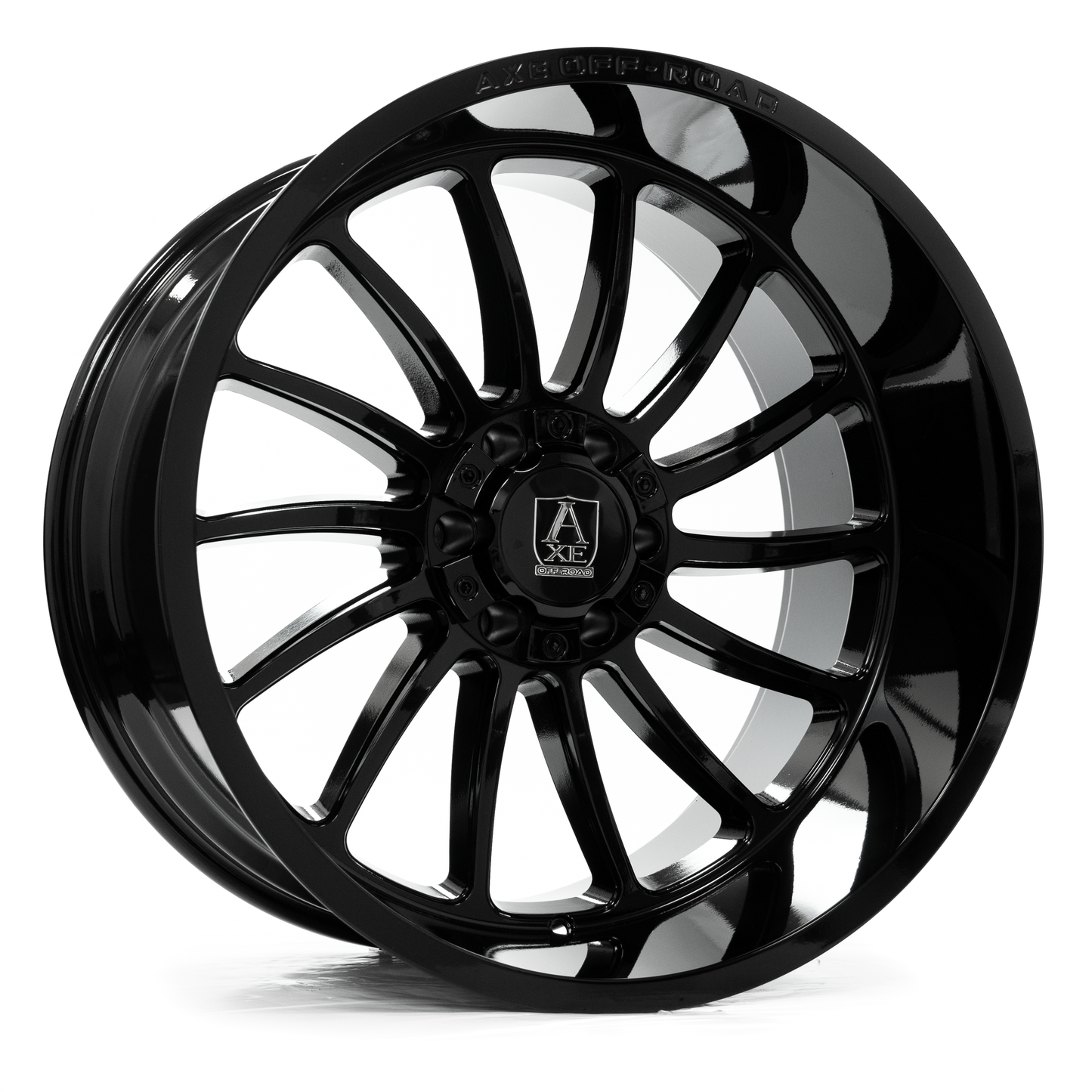 22x12 Axe Chronus Gloss Black Wheel 8x180 (-44mm)