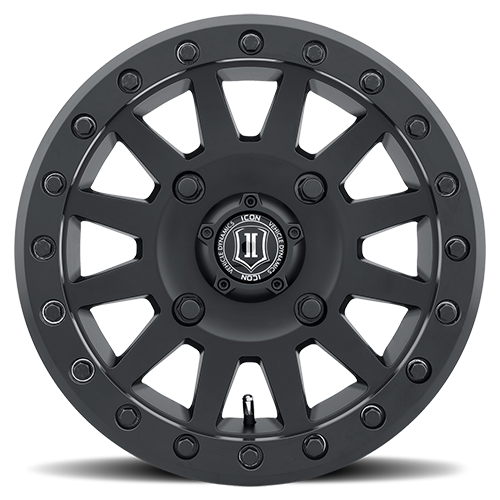 15x7 Icon Alloys Compression Satin Black UTV Wheel 4x156 (12mm)