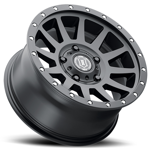 20x10 Icon Alloys Compression Satin Black Wheel 5x150 (-19mm)