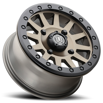 15x7 Icon Alloys Compression Bronze UTV Wheel 4x137 (38mm)