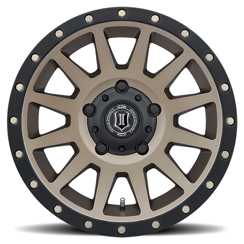 20x10 Icon Alloys Compression Bronze Wheel 5x5 (-12mm)