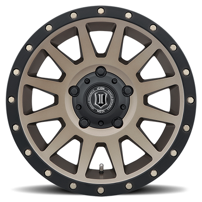 20x10 Icon Alloys Compression Bronze Wheel 5x5 (-12mm)