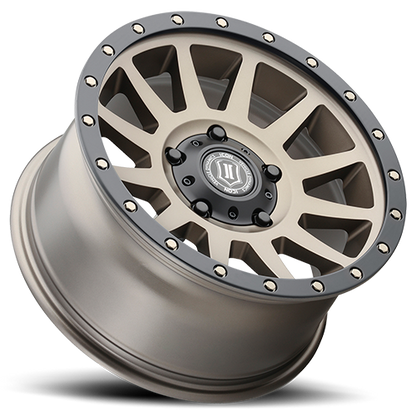 20x10 Icon Alloys Compression Bronze Wheel 5x5 (-12mm)