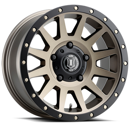 20x10 Icon Alloys Compression Bronze Wheel 5x5 (-12mm)