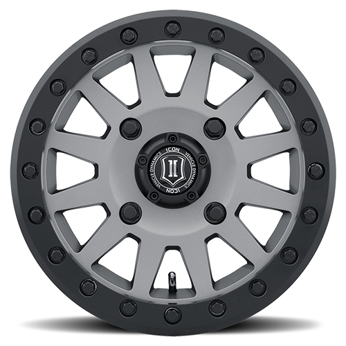15x7 Icon Alloys Compression Titanium UTV Wheel 4x156 (38mm)