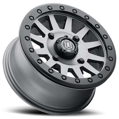 15x7 Icon Alloys Compression Titanium UTV Wheel 4x156 (38mm)