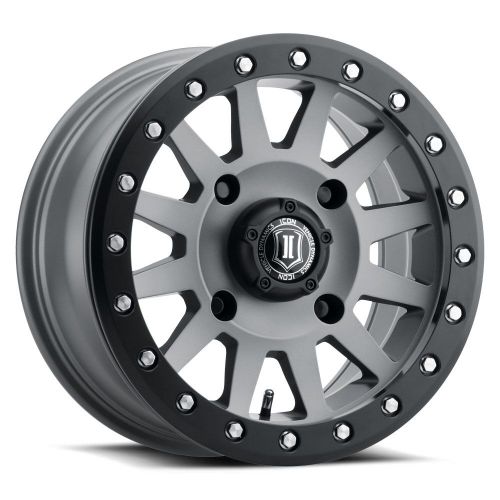 15x7 Icon Alloys Compression Titanium UTV Wheel 4x156 (38mm)