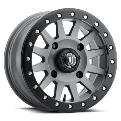15x7 Icon Alloys Compression Titanium UTV Wheel 4x156 (38mm)
