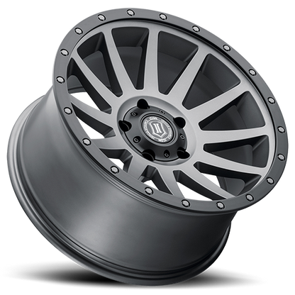 17x8.5 Icon Alloys Compression Titanium Wheel 5x5 (-6mm)