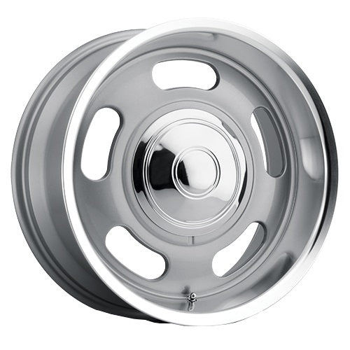 17x9 Cragar 380S Rally II Silver W/Machined Lip Wheel 6x5.5 +00