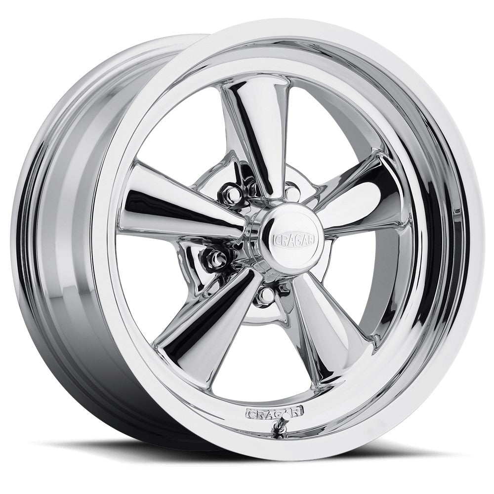 15x8 Cragar 610C G/T Chrome Wheel 5x5 (0mm)