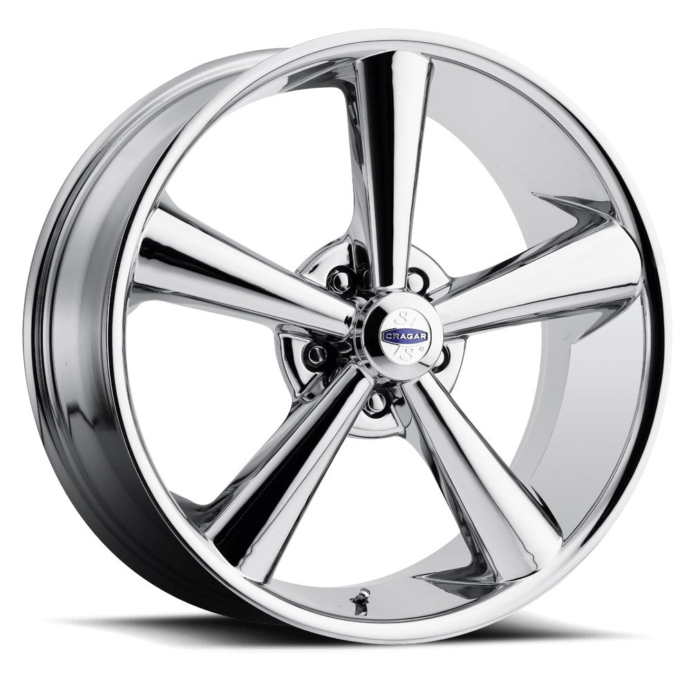18x8 Cragar 614C S/S Modern Muscle Chrome Wheel 5x120 (28mm)