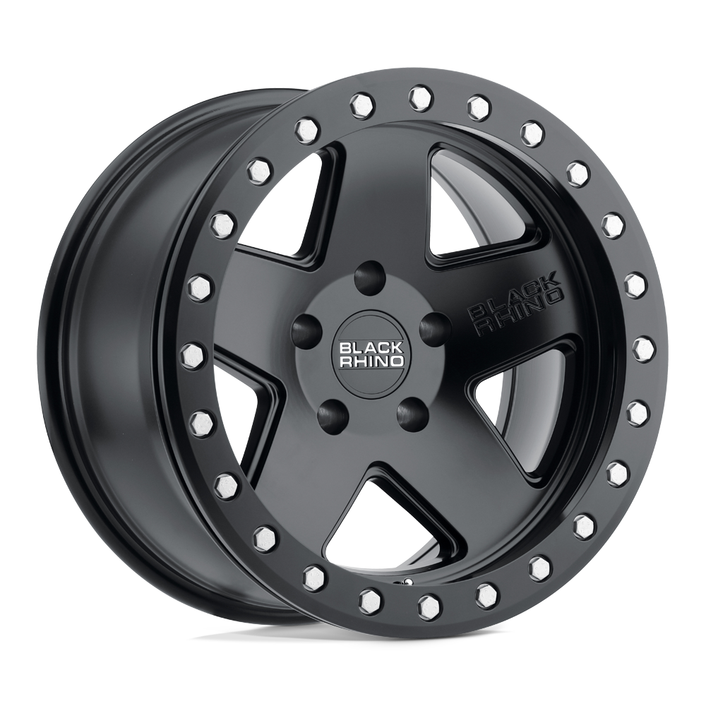 18x9.5 Black Rhino CRAWLER MATTE BLACK Wheel 5x5.5 (0mm)