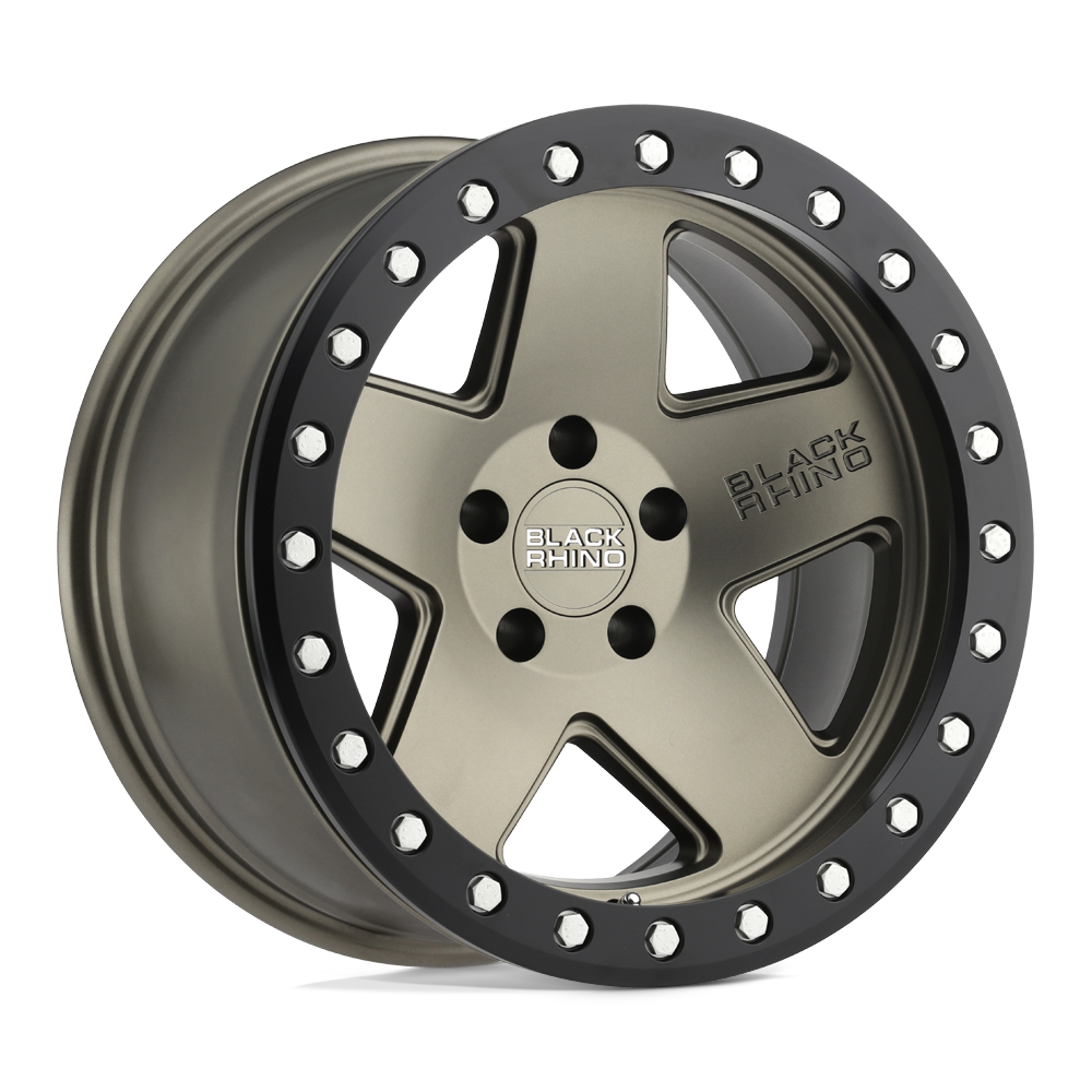 20x9.5 Black Rhino CRAWLER MATTE BRONZE W/ BLACK RING Wheel 6x120 (12mm)