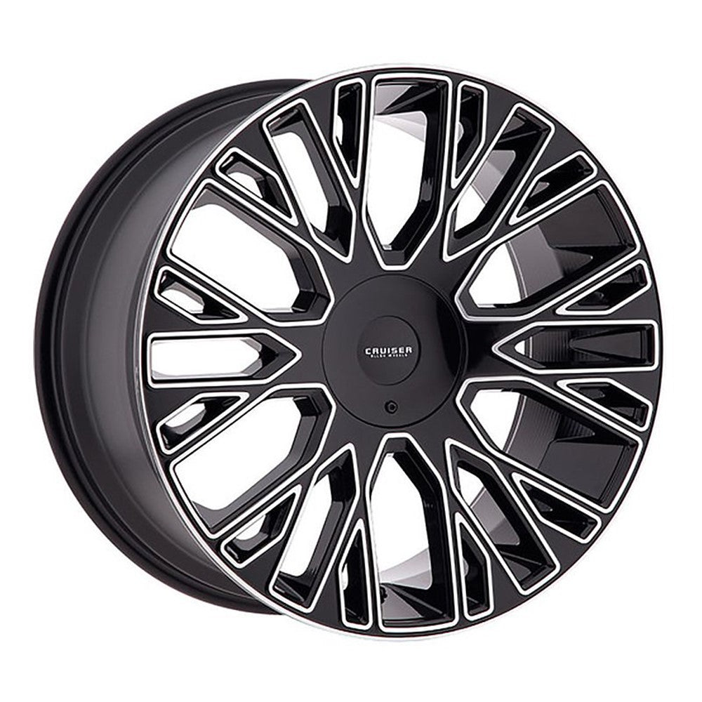 20x9 Cruiser Alloy 923MB Raucous Blk Machine Wheel 6x135/6x5.5 (25mm)