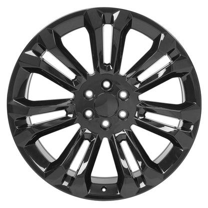24x10 OE Wheels CV43B Gloss Black Wheel 6x5.5 (24mm)