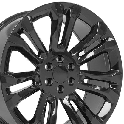 24x10 OE Wheels CV43B Gloss Black Wheel 6x5.5 (24mm)