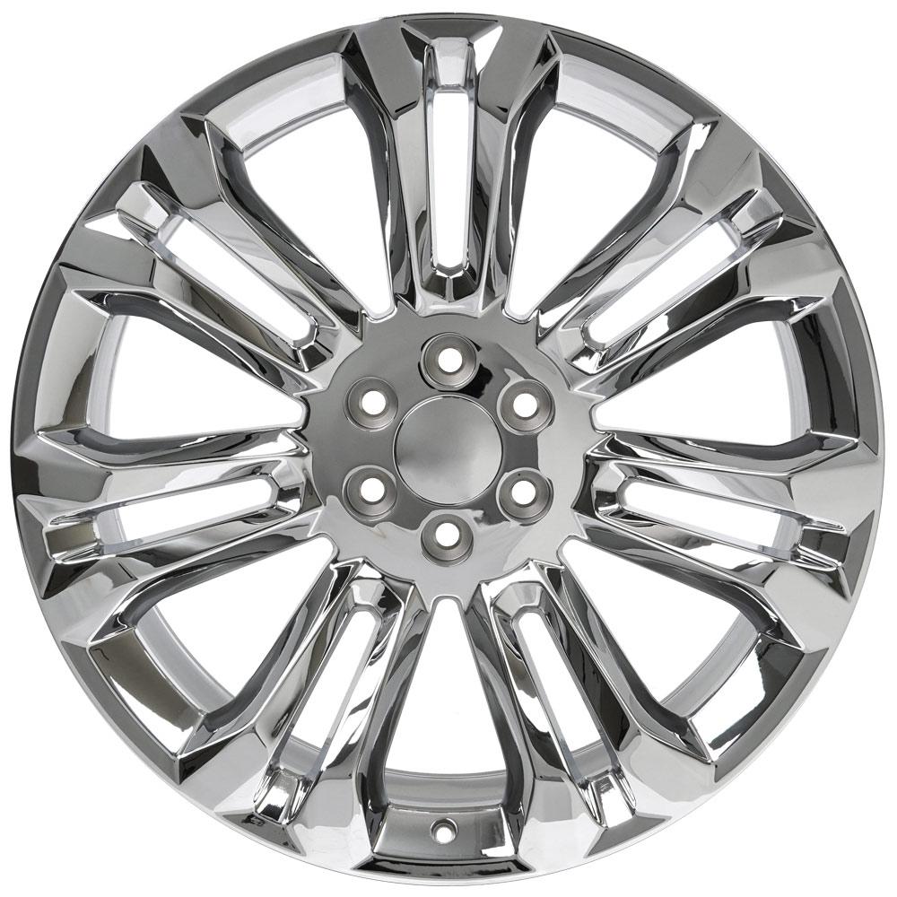 22x9 OE Wheels CV43B Chrome Wheel 6x5.5 (24mm)