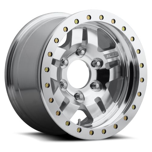 17x9 Fuel D116 Anza BEADLOCK Raw Machined Wheel 6x135 (-14mm)