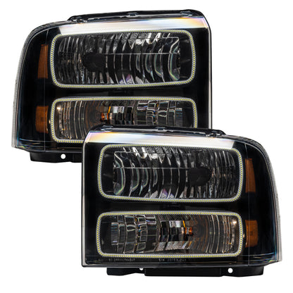 Oracle 05-07 Ford F-250/350 SMD HL - Black - ColorSHIFT