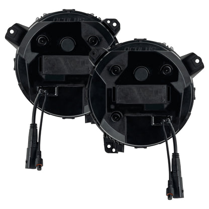 Oracle Oculus Bi-LED Projector Headlights for Jeep JL/Gladiator JT - Matte Blk - 5500K