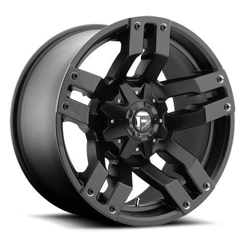 20x10 Fuel D515 Pump Matte Black Wheel 5x4.5/5x5 (-24mm)
