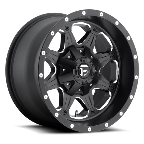 20x9 Fuel D534 Boost Matte Black & Milled Wheel 5x5.5/5x150 (20mm)